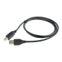Cablexpert , USB2 AM-BM , Lightning to USB Gold plated contacts, moulded cable , Black