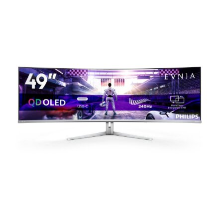 Philips , Gaming Monitor , 49M2C8900/00 , 48.9 , 32:9 , 240 Hz , 0.03 ms , 5120 x 1440 pixels , 450 cd/m² , HDMI ports quantity 2