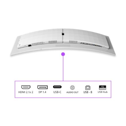 Philips , Gaming Monitor , 49M2C8900/00 , 48.9 , 32:9 , 240 Hz , 0.03 ms , 5120 x 1440 pixels , 450 cd/m² , HDMI ports quantity 2