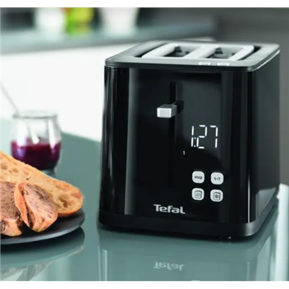 TEFAL Toaster , TT6408 , Power 850 W , Number of slots 2 , Housing material Plastic , Black