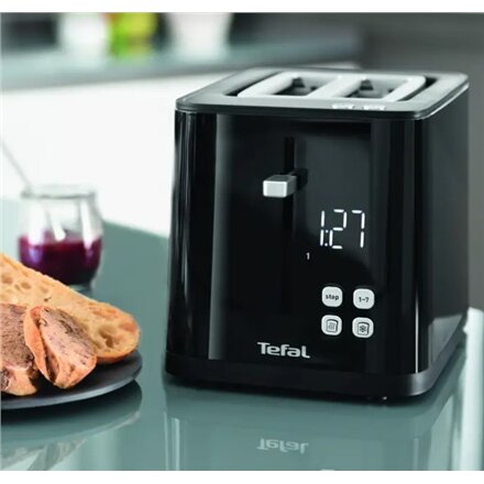TEFAL Toaster , TT6408 , Power 850 W , Number of slots 2 , Housing material Plastic , Black