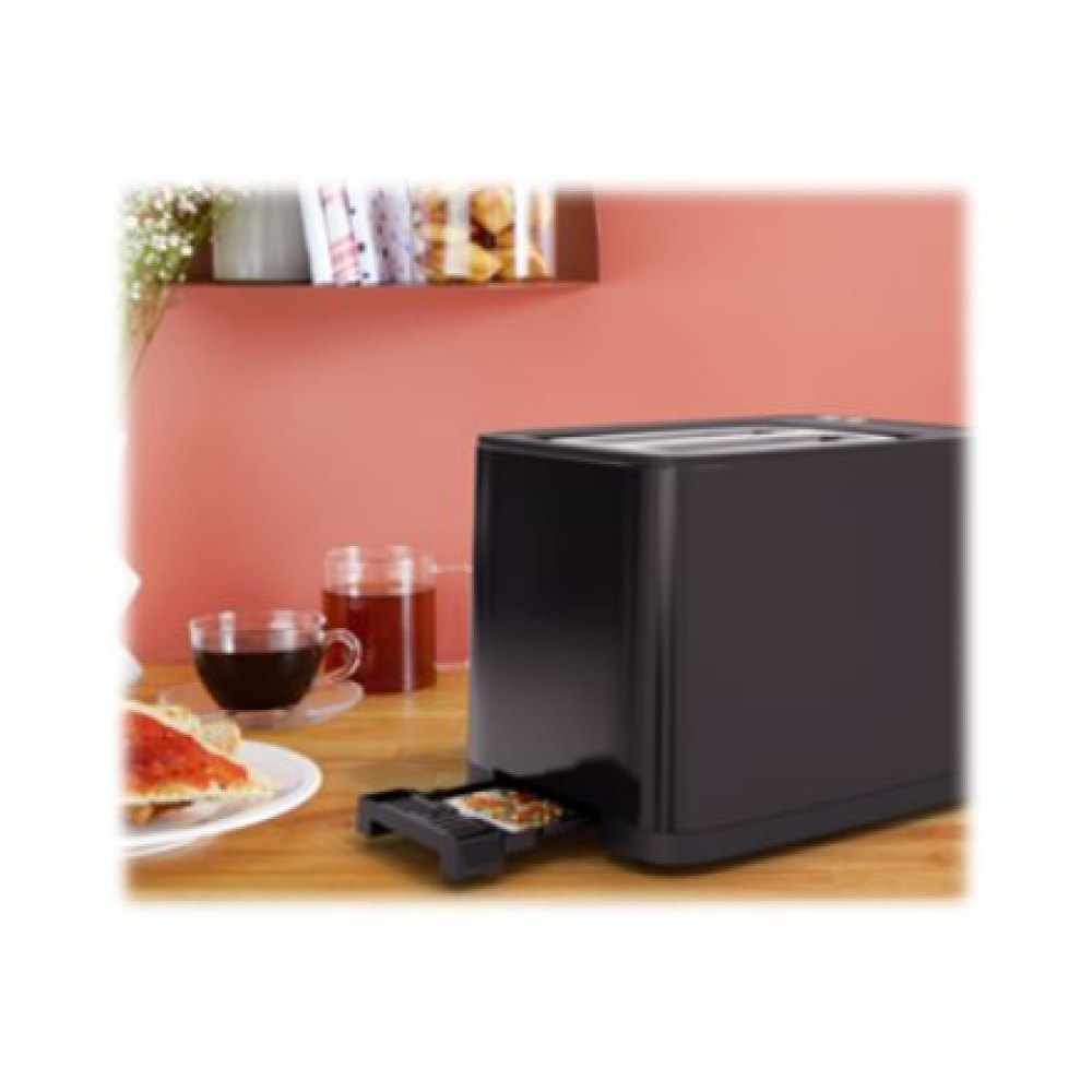 TEFAL Toaster , TT6408 , Power 850 W , Number of slots 2 , Housing material Plastic , Black