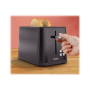 TEFAL Toaster , TT6408 , Power 850 W , Number of slots 2 , Housing material Plastic , Black