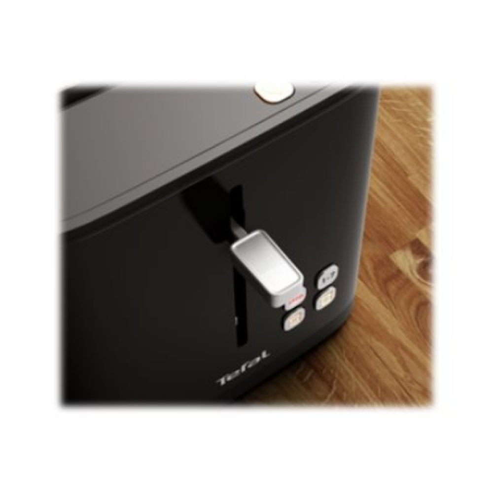 TEFAL Toaster , TT6408 , Power 850 W , Number of slots 2 , Housing material Plastic , Black