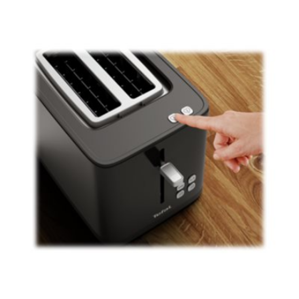 TEFAL Toaster , TT6408 , Power 850 W , Number of slots 2 , Housing material Plastic , Black