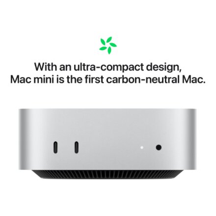 Apple Mac mini Apple M4 10C CPU, 10C GPU/16GB/256GB SSD , Apple