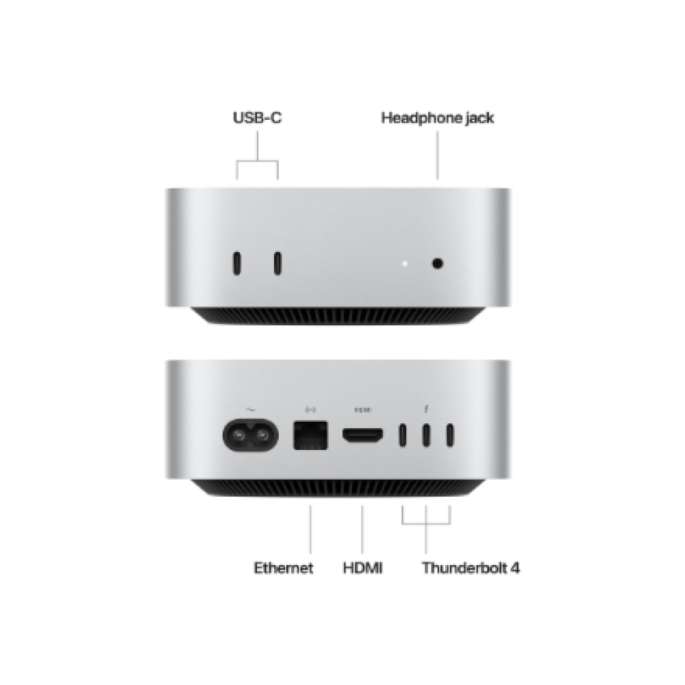 Apple Mac mini Apple M4 10C CPU, 10C GPU/16GB/256GB SSD , Apple