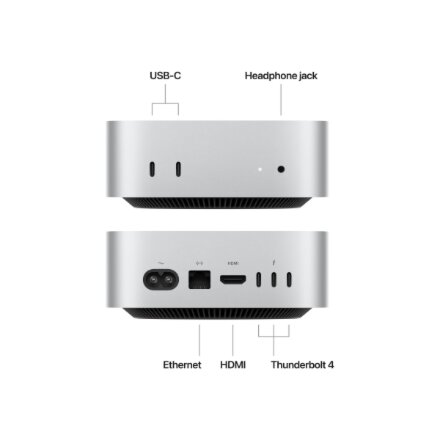 Apple Mac mini Apple M4 10C CPU, 10C GPU/16GB/256GB SSD , Apple