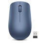 Lenovo , Wireless Mouse , 530 , Optical Mouse , 2.4 GHz Wireless via Nano USB , Abyss Blue , 1 year(s)