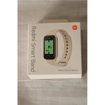 SALE OUT. Xiaomi Redmi , Smart Band 2 , Fitness tracker , Touchscreen , Heart rate monitor , Waterproof , Bluetooth , USED, MISSING CHARGER , Ivory