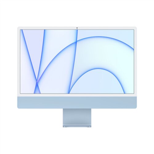 Apple iMac Desktop PC, AIO, Apple M1, 24 , Internal memory 8 GB, SSD 256 GB, Apple M1 7-core GPU, No optical drive, Keyboard language Swedish, MacOS Big Sur, Blue, 4.5K, Retina
