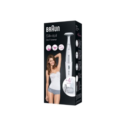 Braun Precision hair remover , Silk-épil FG1100 , Cordless , Number of length steps 2 , White