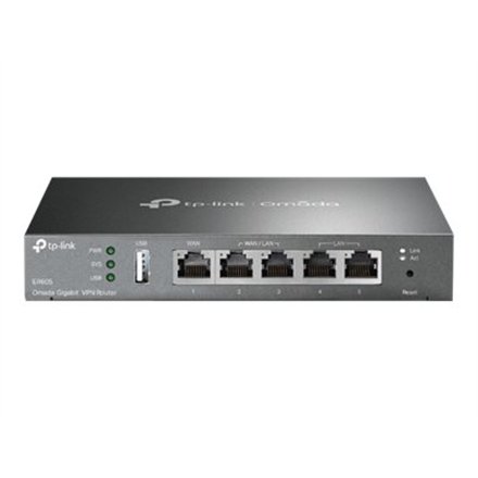 TP-LINK , SafeStream Multi-WAN VPN Router , TL-ER605 , 802.1q , 10/100/1000 Mbit/s , Mesh Support No , MU-MiMO No , No mobile broadband