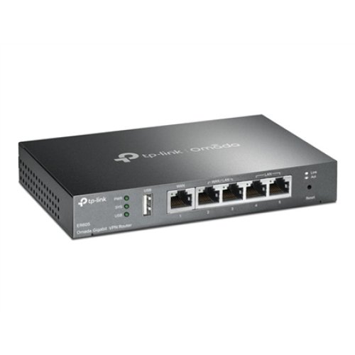 TP-LINK , SafeStream Multi-WAN VPN Router , TL-ER605 , 802.1q , 10/100/1000 Mbit/s , Mesh Support No , MU-MiMO No , No mobile broadband