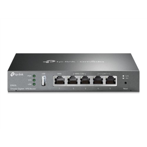 TP-LINK , SafeStream Multi-WAN VPN Router , TL-ER605 , 802.1q , 10/100/1000 Mbit/s , Mesh Support No , MU-MiMO No , No mobile broadband