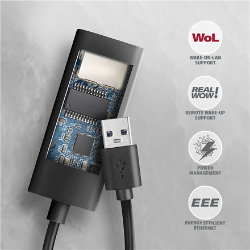 AXAGON , ADE-AR USB-A Gigabit Ethernet Adapter