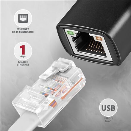 AXAGON , ADE-AR USB-A Gigabit Ethernet Adapter