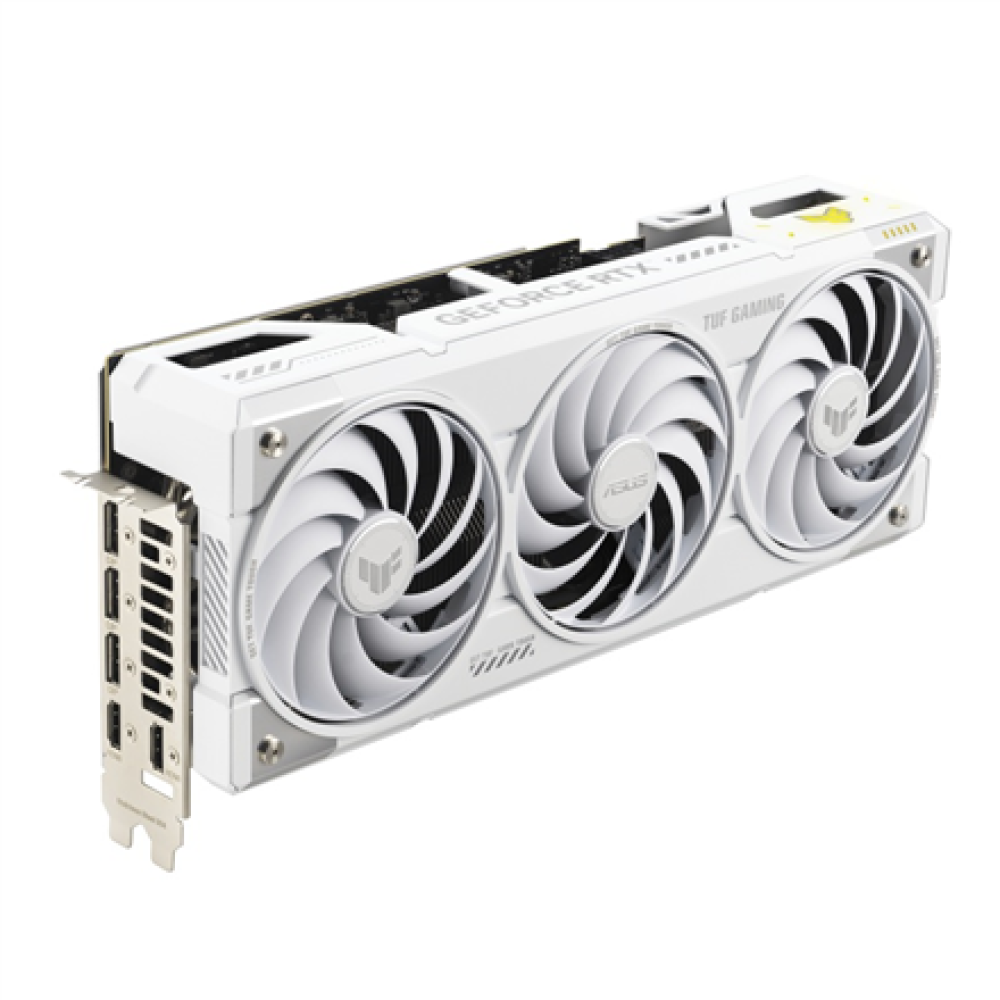 Asus TUF Gaming GeForce RTX 5070 Ti 16GB GDDR7 BTF White OC Edition , NVIDIA , 16 GB , GeForce RTX 5070 Ti , GDDR7 , HDMI ports quantity 2 , PCI Express 5.0