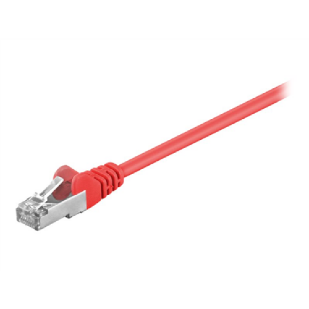 Goobay , CAT 5e patchcable, F/UTP, red