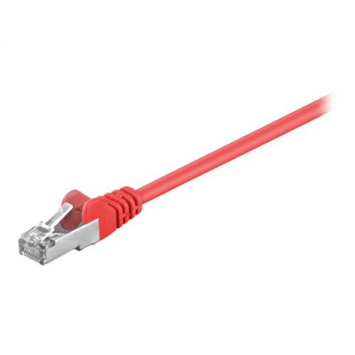 Goobay , CAT 5e patchcable, F/UTP, red