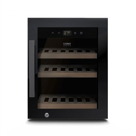 Caso , Wine Cooler , WineExclusive 12 , Energy efficiency class G , Bottles capacity 12 , Cooling type Compressor technology , Black