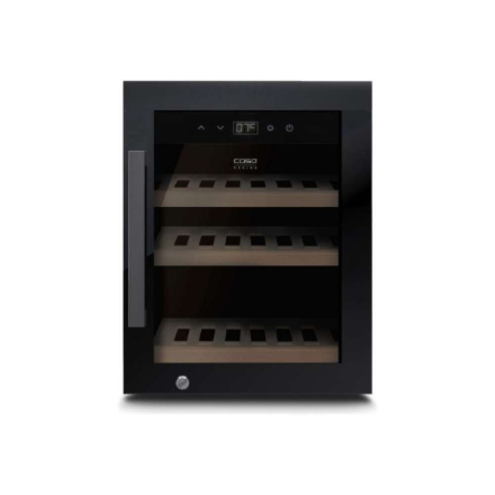Caso , Wine Cooler , WineExclusive 12 , Energy efficiency class G , Bottles capacity 12 , Cooling type Compressor technology , Black