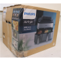 SALE OUT. Philips Dual Basket Airfryer , NA555/00 5000 series , Power 2750 W , Capacity 9 L , RapidAir Plus , Silver , DAMAGED PACKAGING