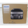 SALE OUT. Philips Dual Basket Airfryer , NA555/00 5000 series , Power 2750 W , Capacity 9 L , RapidAir Plus , Silver , DAMAGED PACKAGING
