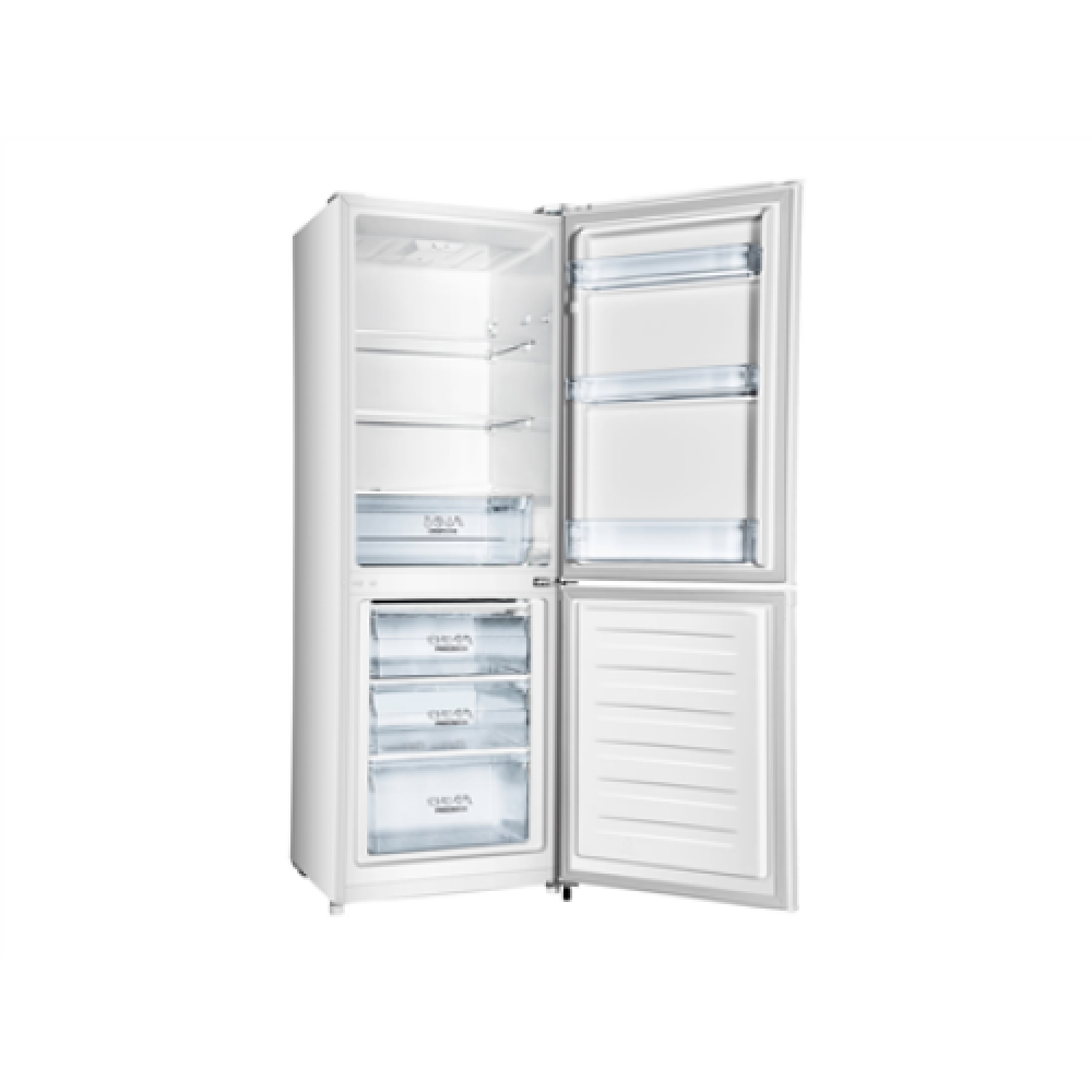 Gorenje , RK4161PW4 , Refrigerator , Energy efficiency class F , Free standing , Combi , Height 161.3 cm , Fridge net capacity 159 L , Freezer net capacity 71 L , 39 dB , White