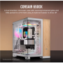 Corsair Dual Chamber PC Case , 6500X , White/Bamboo wood , Mid Tower , Power supply included No