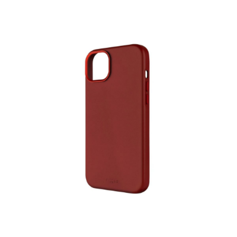 Fixed MagLeather , Back cover , Apple , iPhone 16 , Leather , Red