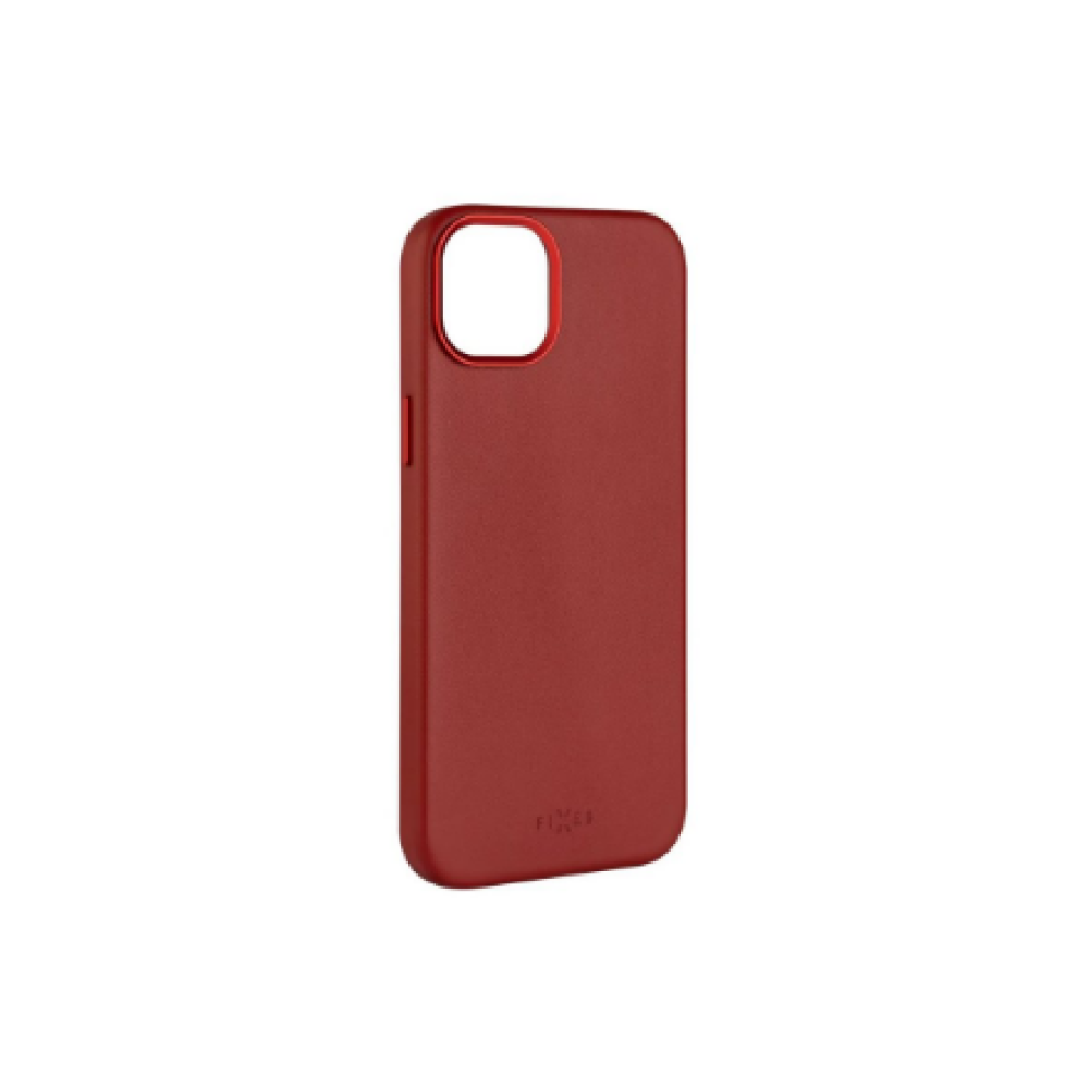 Fixed MagLeather , Back cover , Apple , iPhone 16 , Leather , Red