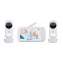 Motorola , Video Baby Monitor - Two camera pack , VM35-2 5.0 , 5.0 diagonal color screen; 5 x preloaded lullabies; Two-way talk; Room temperature monitoring; Infrared night vision; LED sound level indicator; 2.4GHz FHSS wireless technology for in-home vie