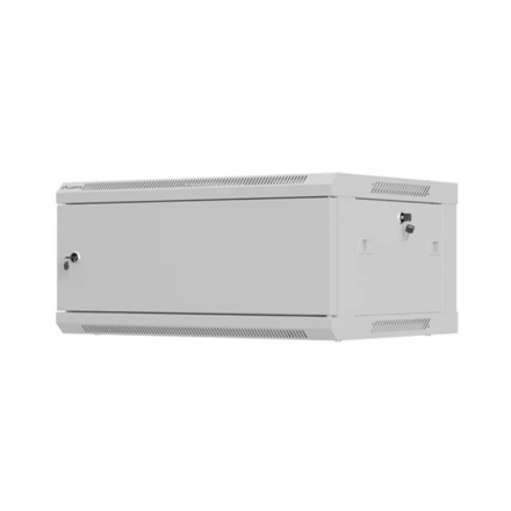 Lanberg Wall mounted installation cabinet 19 4U 600X450 , WF01-6404-00S , Gray