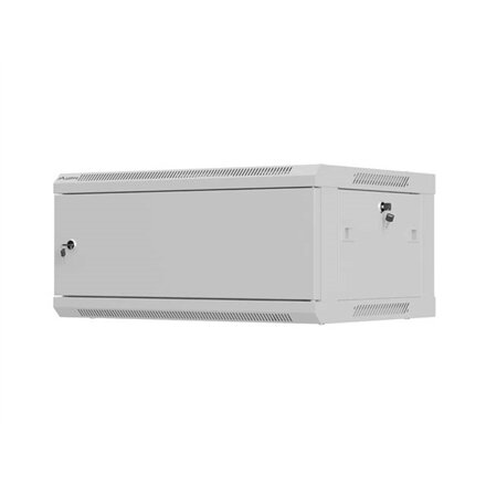 Lanberg Wall mounted installation cabinet 19 4U 600X450 , WF01-6404-00S , Gray
