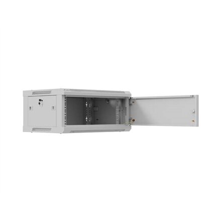 Lanberg Wall mounted installation cabinet 19 4U 600X450 , WF01-6404-00S , Gray