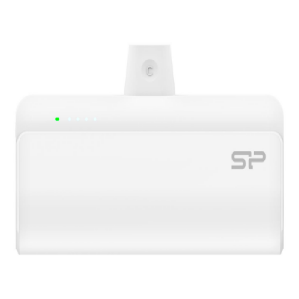 Silicon Power Power Bank , QD50 , 5000 mAh , USB-C , White