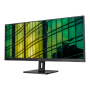 AOC , Monitor , U34E2M , 34 , VA , WQHD , 21:9 , 100 Hz , 4 ms , 3440 x 1440 , 300 cd/m² , HDMI ports quantity 2 , Black