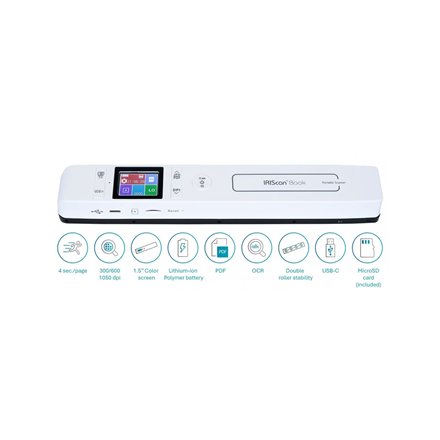 IRIS IRIScan Book 7 , Handheld Scanners