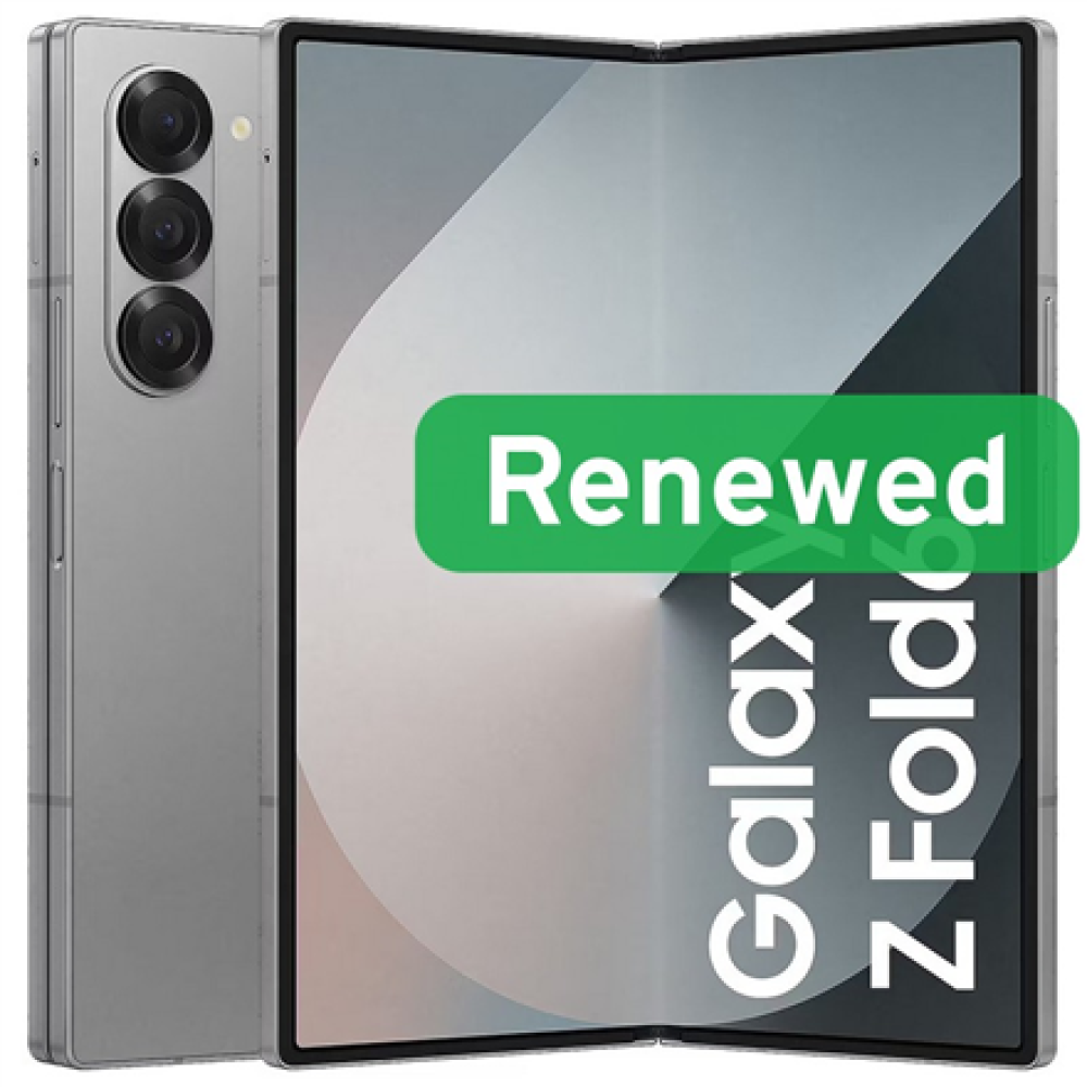 Samsung Renewed Grade A , Samsung Galaxy Z Fold 6 , Silver , 7.6 , Dynamic AMOLED 2X , 256 GB , 5G , Android