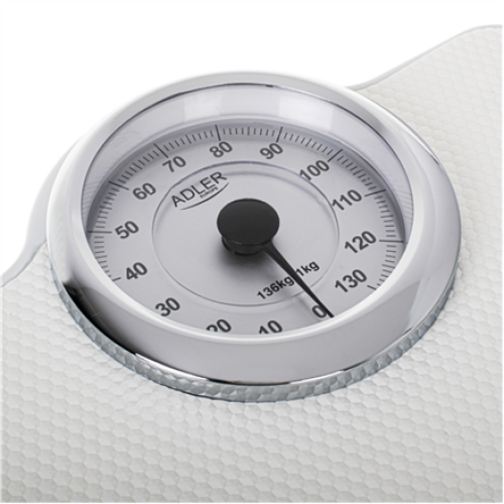 Adler , Mechanical Bathroom Scale , AD 8180 , Maximum weight (capacity) 136 kg , Accuracy 1000 g , White