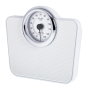 Adler , Mechanical Bathroom Scale , AD 8180 , Maximum weight (capacity) 136 kg , Accuracy 1000 g , White