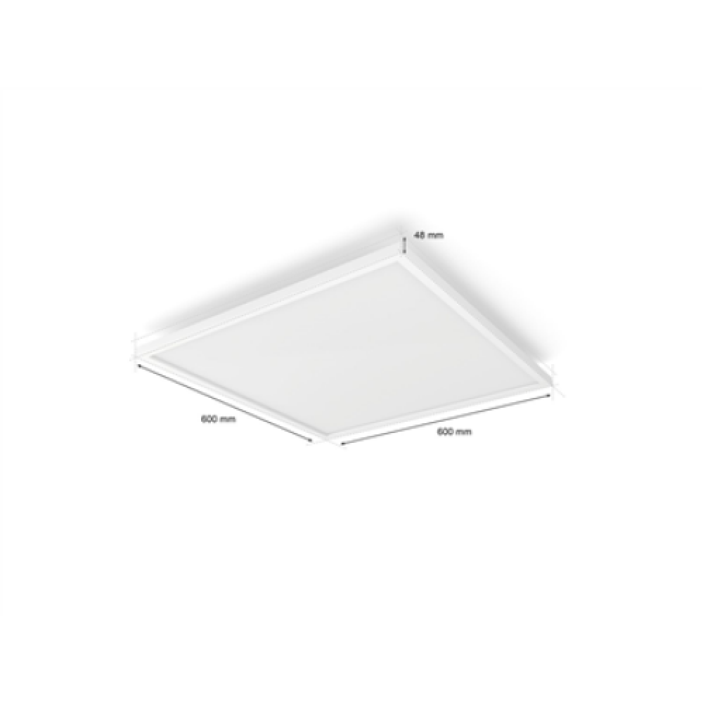 Philips Hue Surimu Square Panel , 100 W , White and colour 2000-6500 Hue White Colour Ambiance , Bluetooth