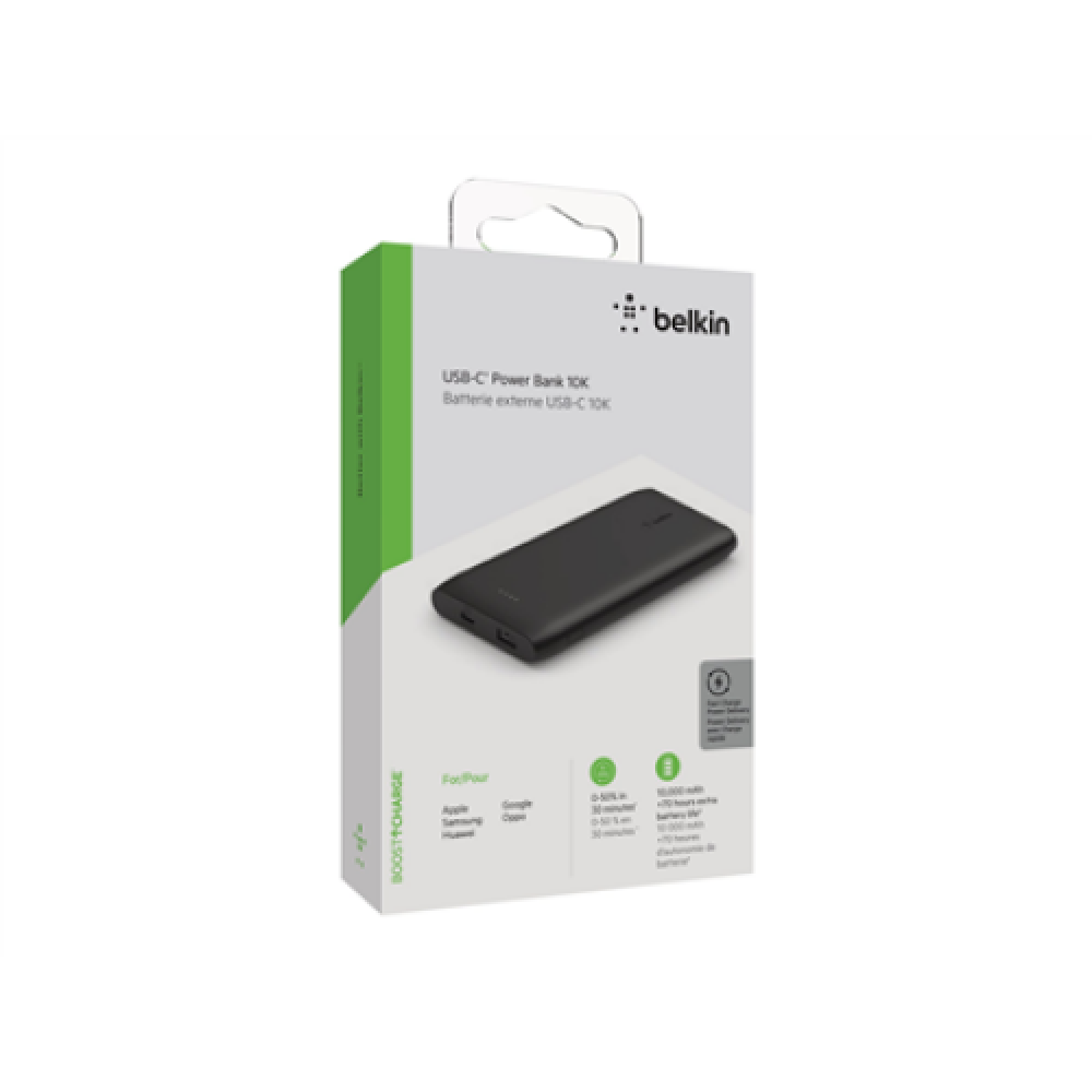 Belkin BOOST CHARGE Power Bank USB-C PD 10000 mAh Black