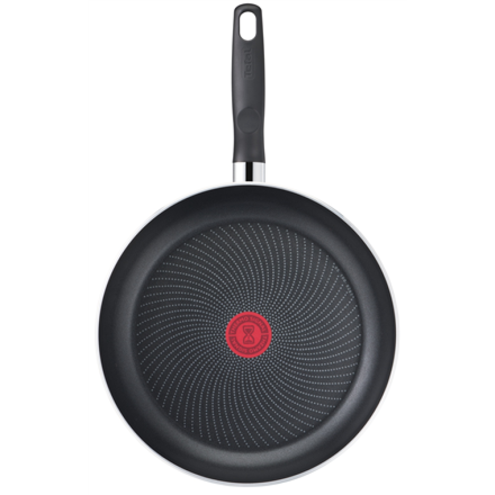 TEFAL Super Start Pan , C2730653 , Frying , Diameter 28 cm , Suitable for induction hob , Fixed handle , Black