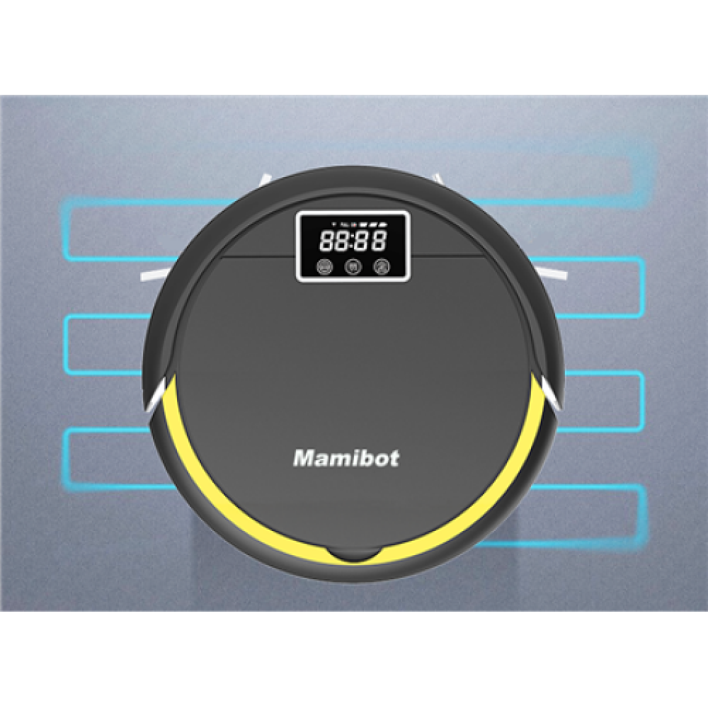 Mamibot Vacuum cleaner Petvac300 Wet&Dry, Operating time (max) 100 - 120 min, Lithium Ion, 2600 mAh, Dust capacity 0.4 L, 1500 Pa, Black