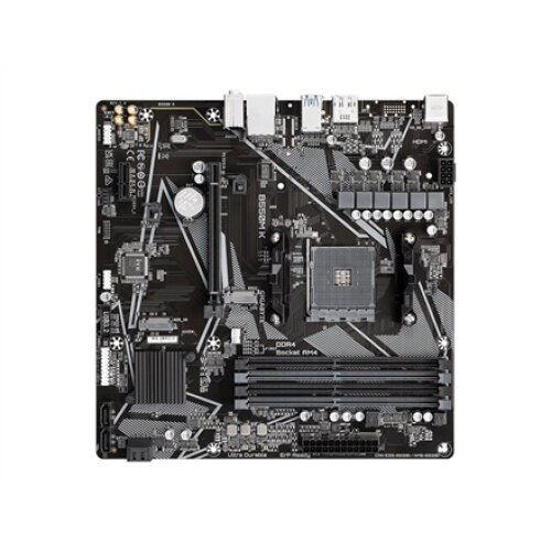 Gigabyte , B550M K 1.0 M/B , Processor family AMD , Processor socket AM4 , DDR4 DIMM , Memory slots 4 , Supported hard disk drive interfaces SATA, M.2 , Number of SATA connectors 4 , Chipset AMD B550 , Micro ATX