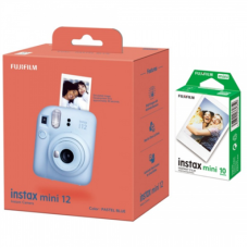 Fujifilm , MP , x , Pastel Blue , 800 , Instax Mini 12 Camera + Instax Mini Glossy (10pl)