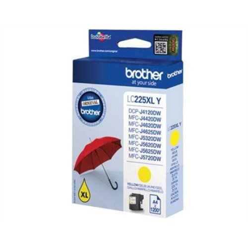Brother LC225XLY , Ink Cartridge , Yellow