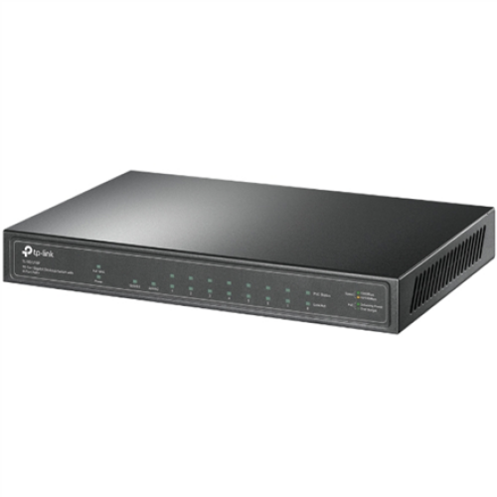 TP-LINK , Switch , TL-SG1210P , Unmanaged , Desktop , Gigabit Ethernet (copper) ports quantity 1 , SFP ports quantity 1 , PoE+ ports quantity 8 , 36 month(s)